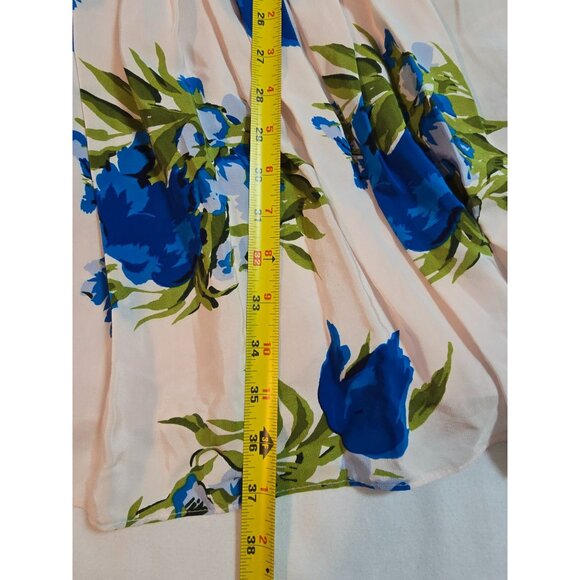 Boden Womens Sleeveless Floral‎ Midi Dress V-Neckline Pleated Bodice Size US 4 - Picture 11 of 16